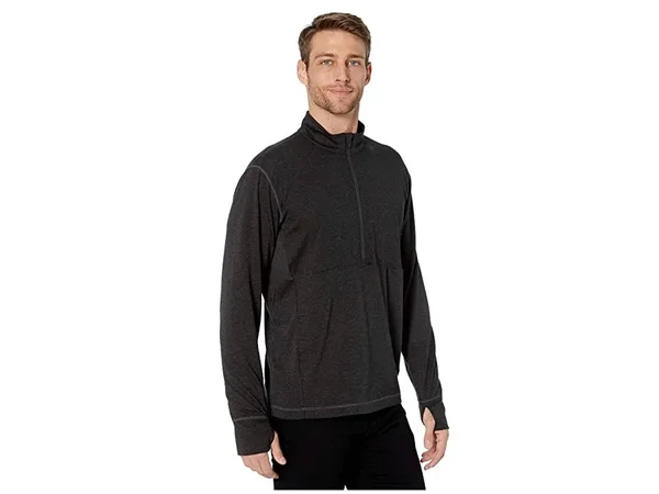 Prana Jarvis 1/2 Zip Men's, Charcoal, Size XL
