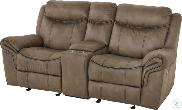 Standard Furniture Knoxville Brown Glider Reclining Loveseat 4220421