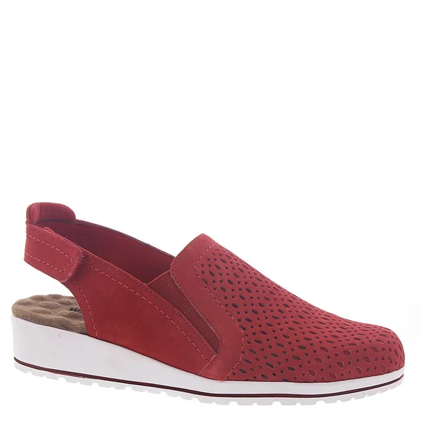Walking Cradles Faulkner Women's Red Slip on 10 W2