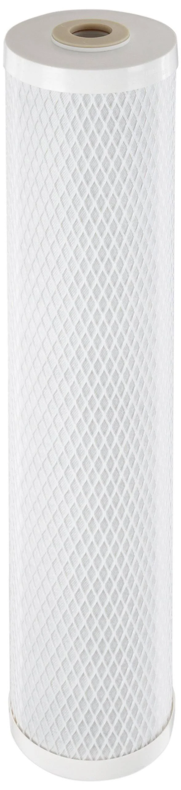 Pentek CBC-20BB Carbon Block Filter Cartridge - 20 inch x 4-5/8 inch, 0.5 Micron, White, 20.6 x 4.9 x 4.8 inches