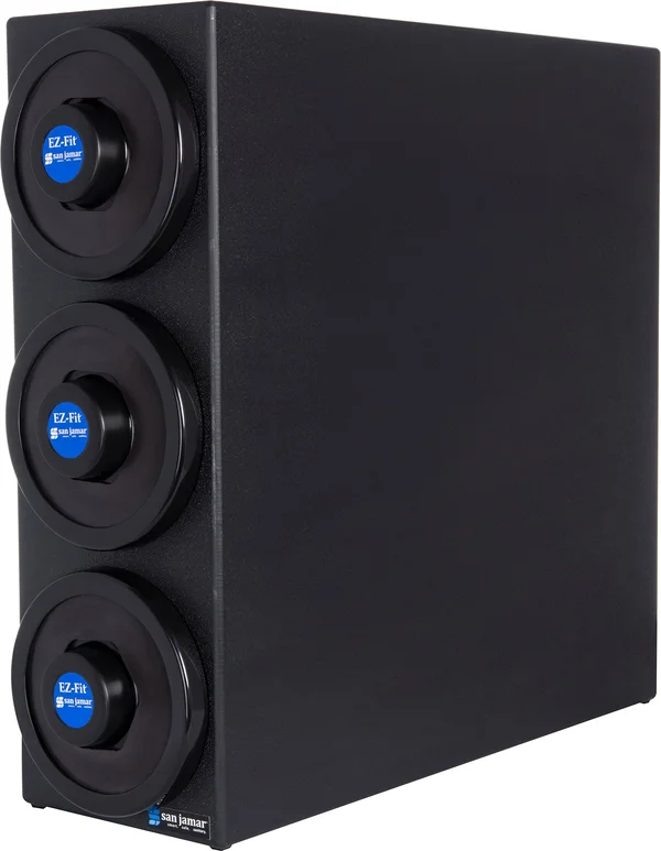 San Jamar Dimension Beverage Center Cabinet - C2903bk - Black