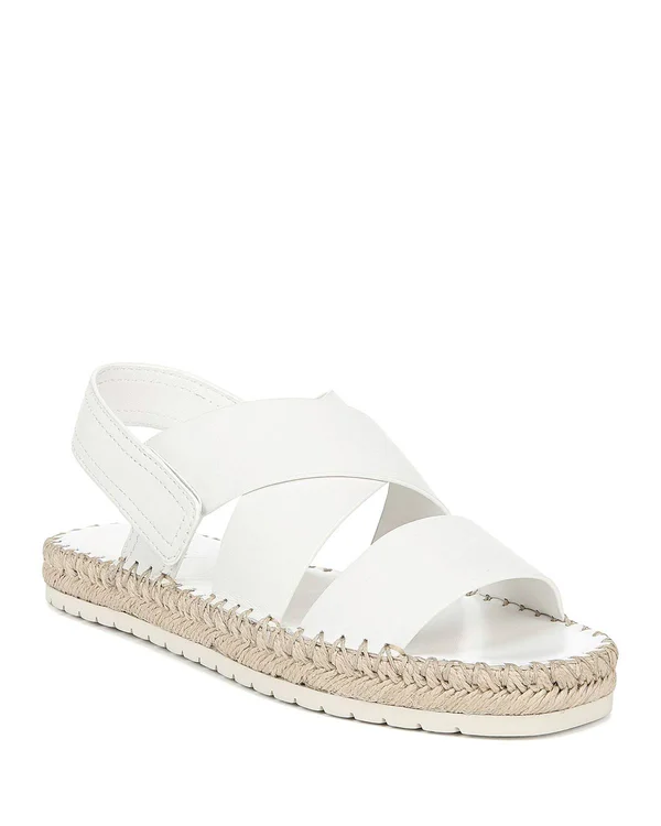 Vince Women's Tenison Espadrille Sandals - Ivory Leather