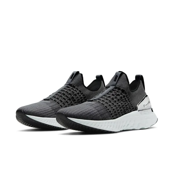 Nike Men's React Phantom Run Flyknit 2 Running Shoes CJ0277 - 10.5, Grey