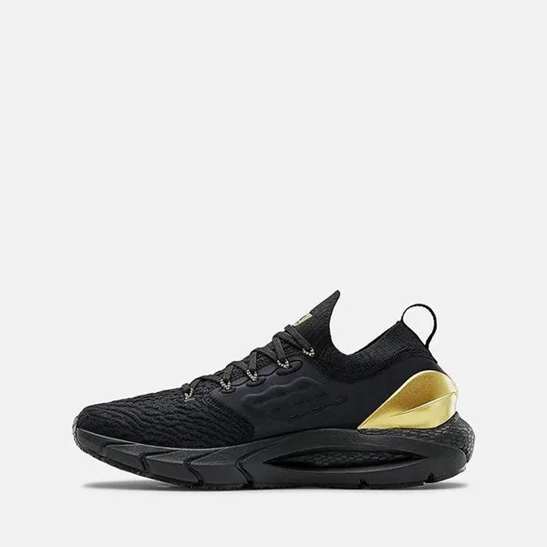 Under Armour Men's HOVR Phantom 2 Metallic Running Shoes - Black - 10.5