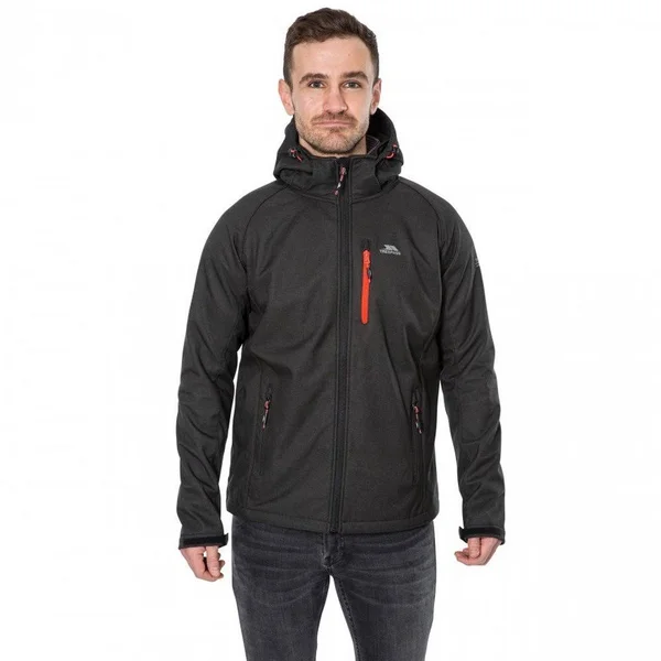 (XS, Black) Trespass Mens Desmond TP75 Softshell Jacket