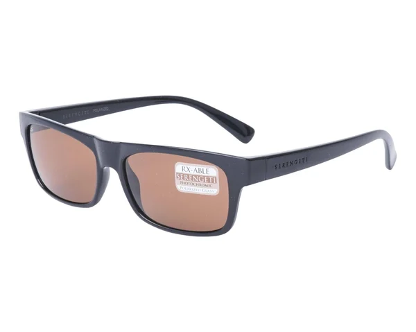 Serengeti Rapallo Sunglasses Shiny Black/Polarized Drivers