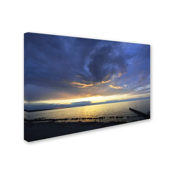 Trademark Global Kurt Shaffer 'Sweeping North Coast Sunset' Canvas Art