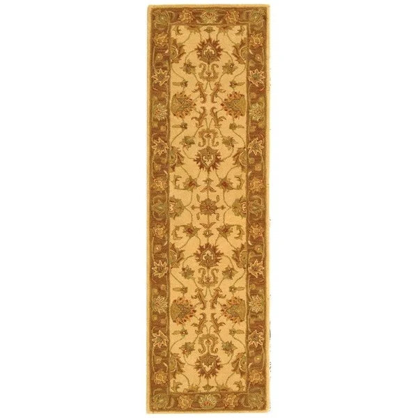Safavieh Heritage HG343A Area Rug - Green/Gold - Size: 5& x 8&