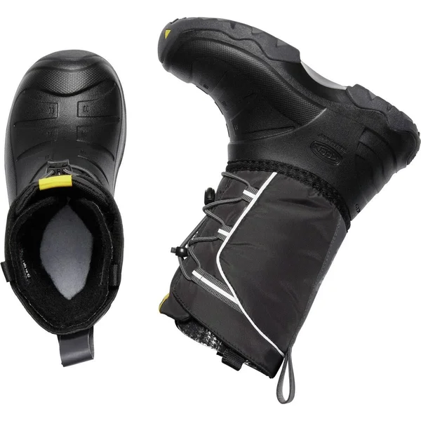 Keen Youth Lumi Waterproof Boot - 3 - Black, Magnet