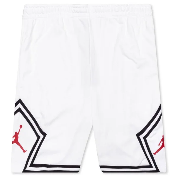 Jordan Jumpman Diamond Men's Fleece Shorts-White Medium