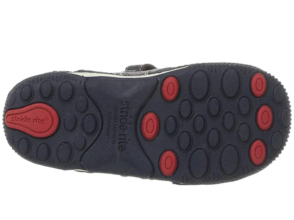 Stride Rite SRT Wes Toddler - Boys 4.5 Infant Navy Sneaker W2