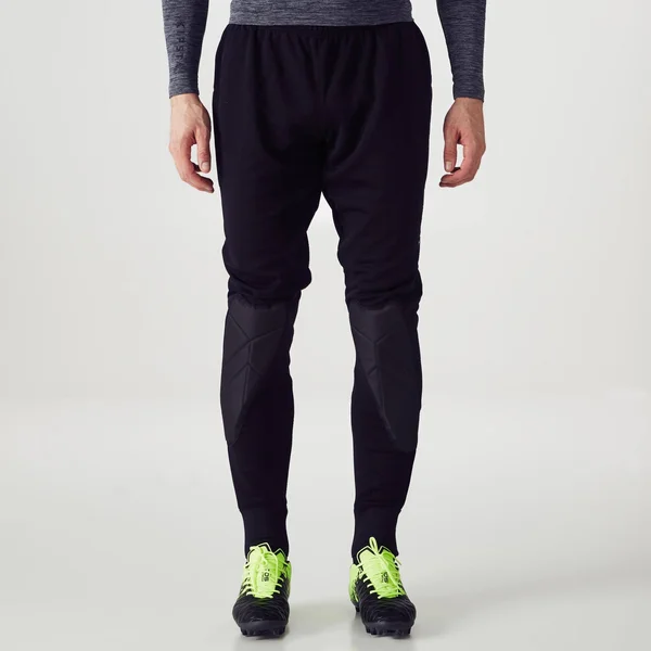 Kipsta Kid's F100, Goalkeeper Pants in Black, Size 6 Years