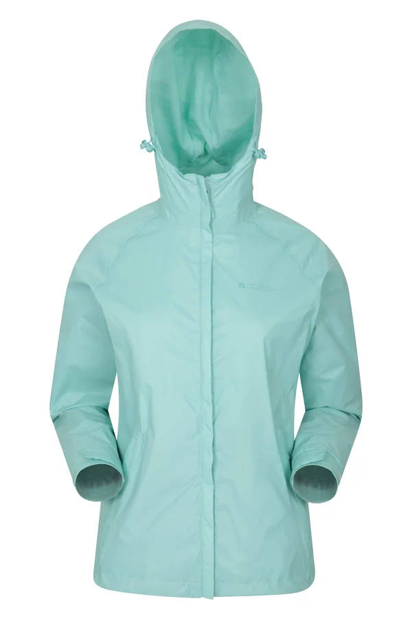 Mountain Warehouse Torrent Womens Waterproof Jacket - Green - Size 6