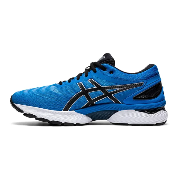 Asics Men's GEL-Nimbus 22 Running Shoes Directoire Blue/Black 9