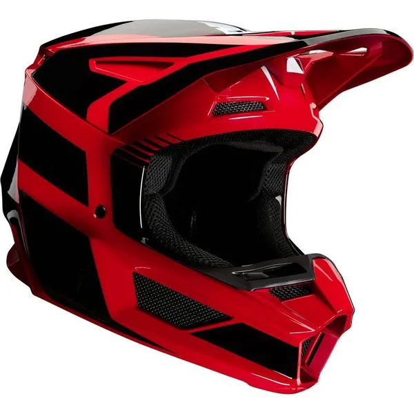Fox Racing V2 Hayl Helmet Large Flame Red