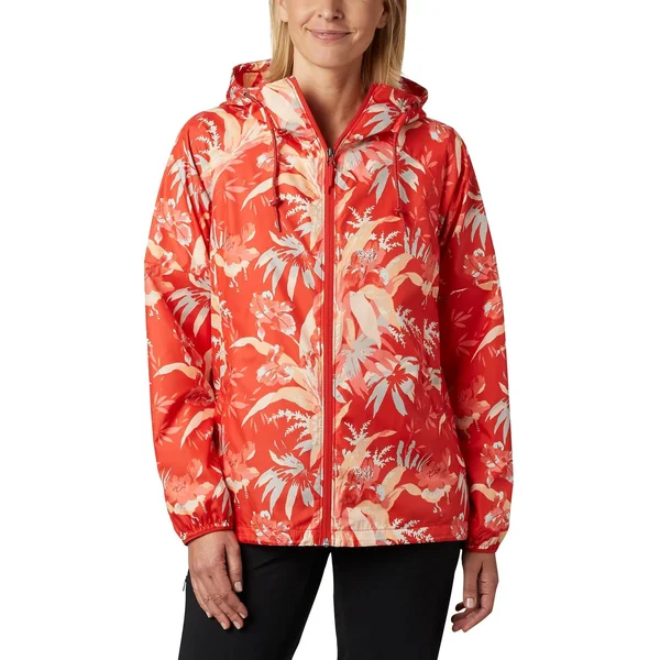 Columbia Women's Side Hill Printed Windbreaker, Cirrus Grey Between The Lines Print, Small