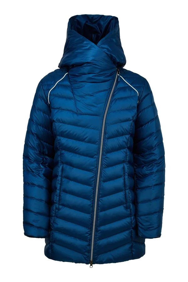 Spyder Women's Timeless Long Down Jacket - Xs - Abyss