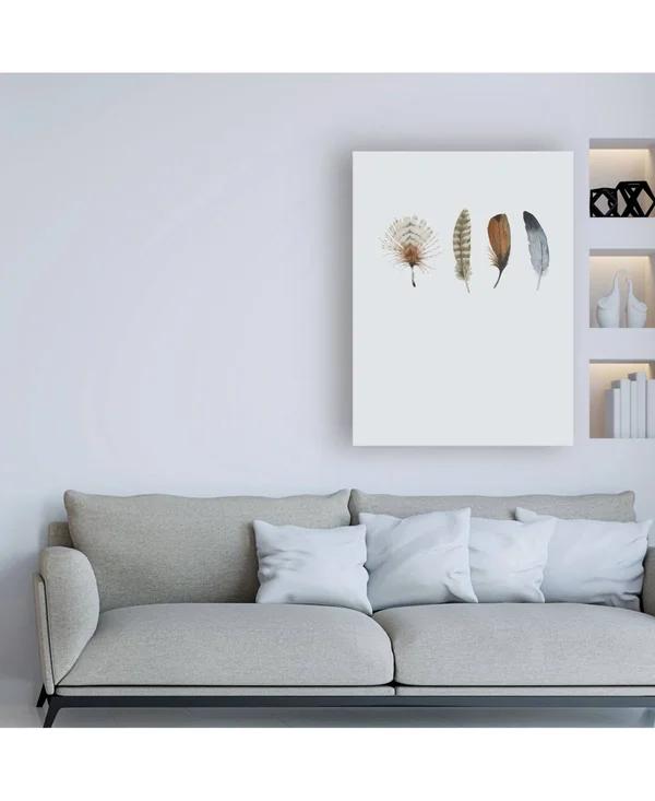 Trademark Fine Art Ic01715-C1419Gg Incado 'Feather 12' Canvas Art - 14X1