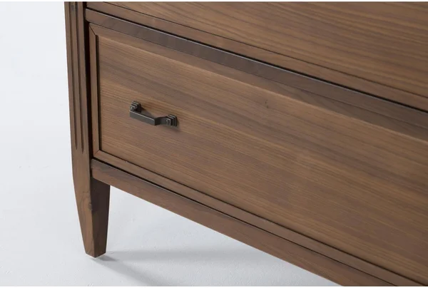 Chest - Magnolia Home Naomi Chest by Joanna Gaines Modern - Brown - Wood - 38x22W x 18x22D x 54x22H at Living Spaces