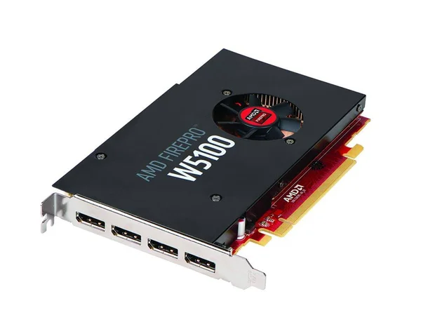 AMD FirePro W5100 - Graphics card - FirePro W5100 - 4 GB GDDR5 - PCIe 3.0 x16 - 4 x DisplayPort