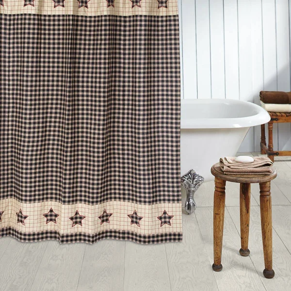 VHC Bingham Star Shower Curtain