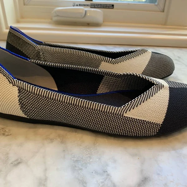 The Flat - Captoe Black by Rothy’s 9.5 - Captoe Black