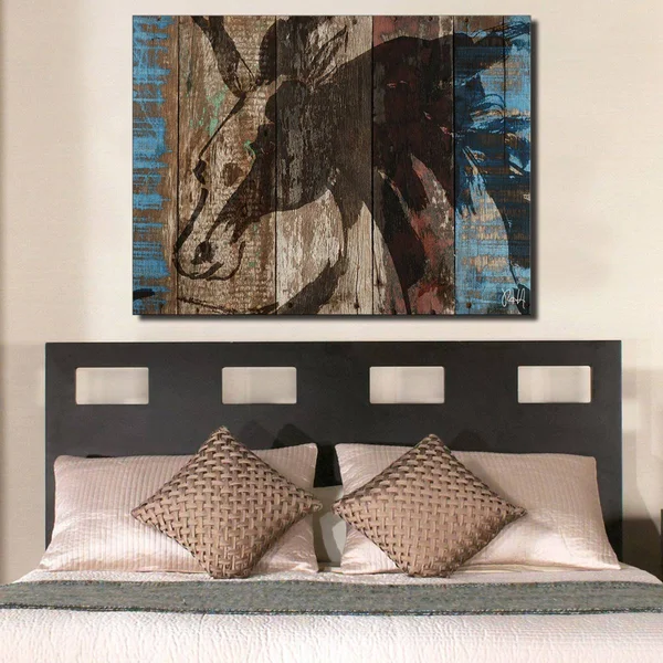 Ready2HangArt Saddle Ink Equestrian 5 Piece Graphic Art on Canvas Set