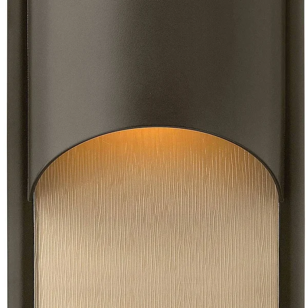 Hinkley Lighting 1830SK-LED Cascade Outdoor Wall Light, Satin Black