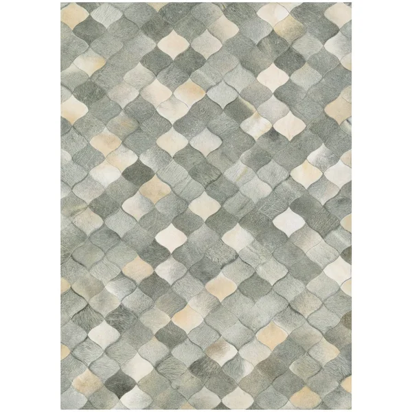 Couristan Chalet Diamonds Ivory/Grey Area Rug - 3&6x22 x 5&6x22