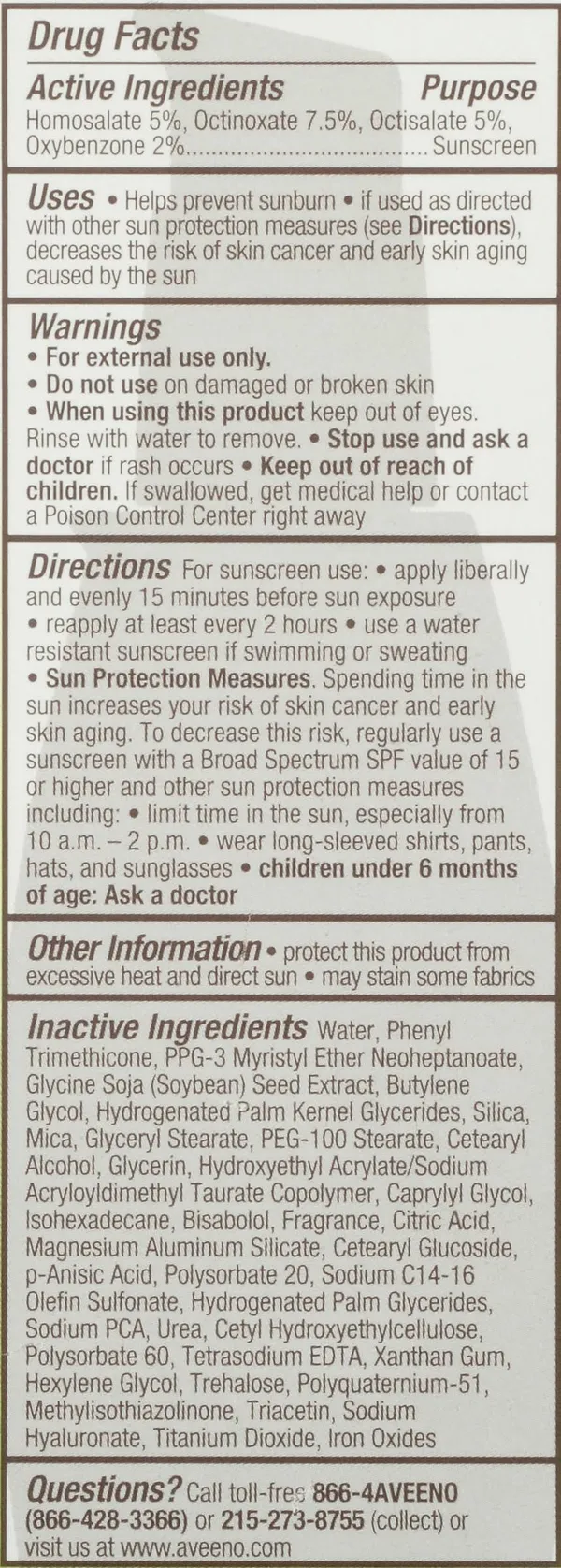 Aveeno Positively Radiant Cc Cream Broad Spectrum SPF 30 Medium, 2.5 Oz
