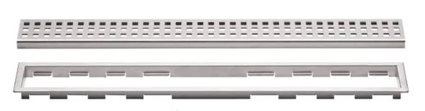 Schluter Kerdi-Line Linear Drain Grate Assembly - Perforated Grate - 52x22