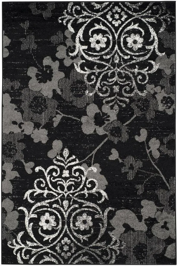 Safavieh Adirondack Black/Silver 4 ft. x 6 ft. Area Rug