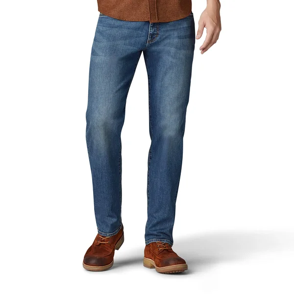 Lee Mens Extreme Comfort Straight Fit Denim Jeans