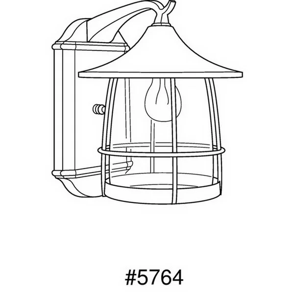 Progress Lighting Prairie Burnished Chestnut 1-Light Wall Lantern P5764-86