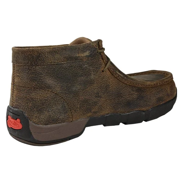 Justin Boots Men's Cappie Steel-Toe Work Shoes - Dark Brown (7)