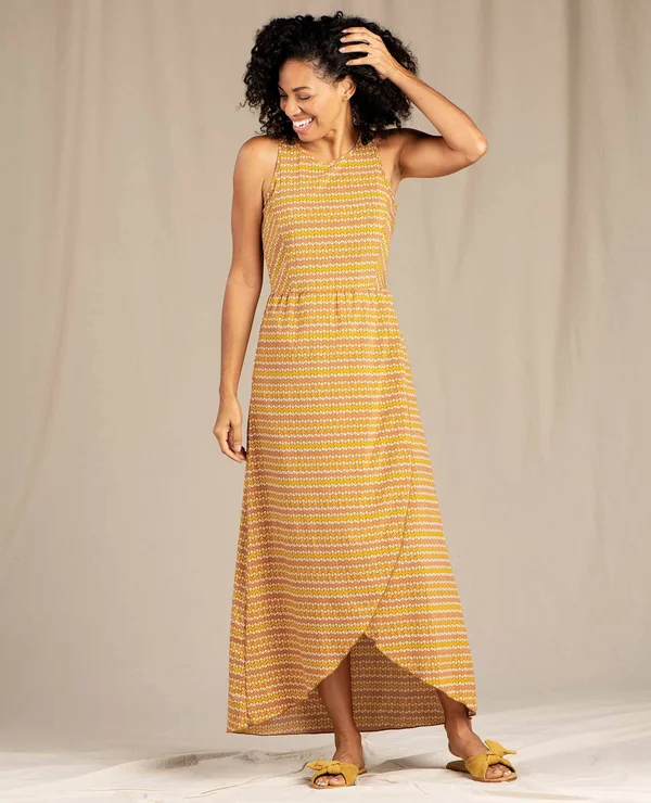 Toadu0026Co Sunkissed Maxi Dress - Women's Husk Retro Print, S