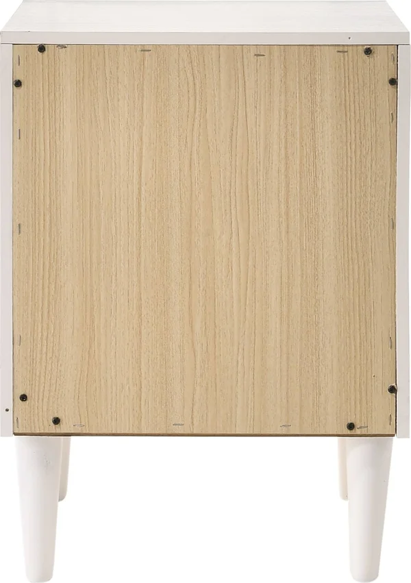 Acme Oaklee Night Table, White