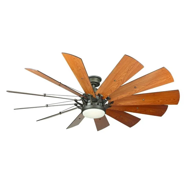 Home Decorators Trudeau 60 in. LED Indoor Espresso Bronze Ceiling Fan