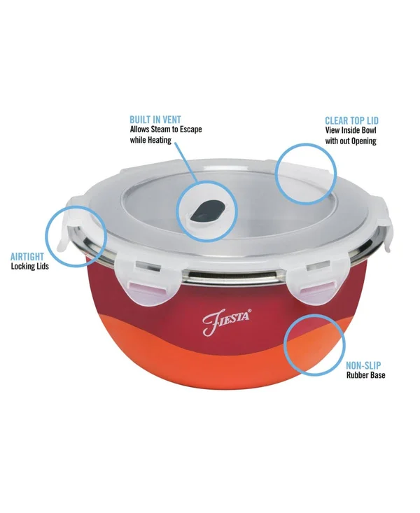 Fiesta 8-Piece Microwave Safe Mixing Bowl Set