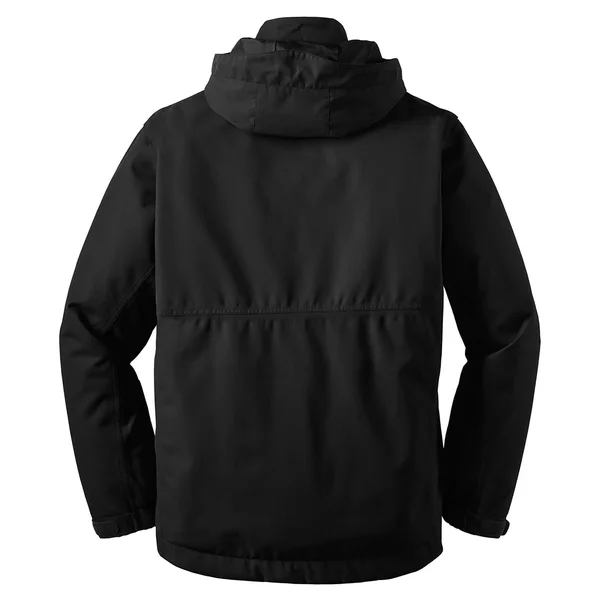 Port Authority J302 Herringbone 3-in-1 Parka - Black - 4XL
