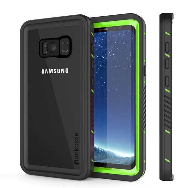 Punkcase Galaxy S8 Waterproof Case - Punkcase Extreme Series Slim Fit IP68 Certified Shockproof Snowproof Dirproof Armor Cover W