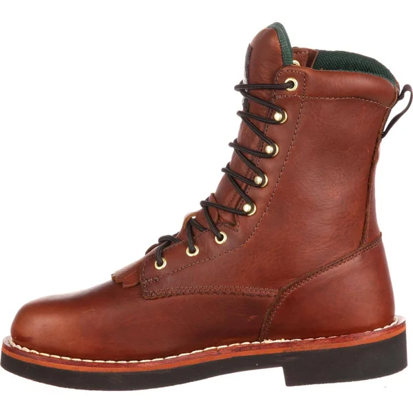 Georgia Boot Men's G70 8x22 Work Lacer Shoes, Walnut, Size 9.5W