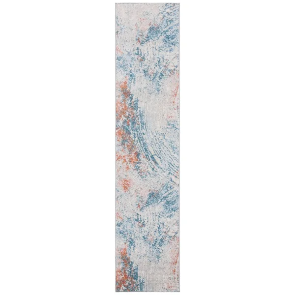 Safavieh Tulum Rug Collection TUL237A - Ivory - Dark Blue - 6' x 9'