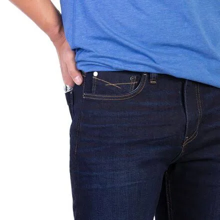 Revtown Automatic Straight Fit Stretch Jeans - Men's Dark Indigo - 34x32