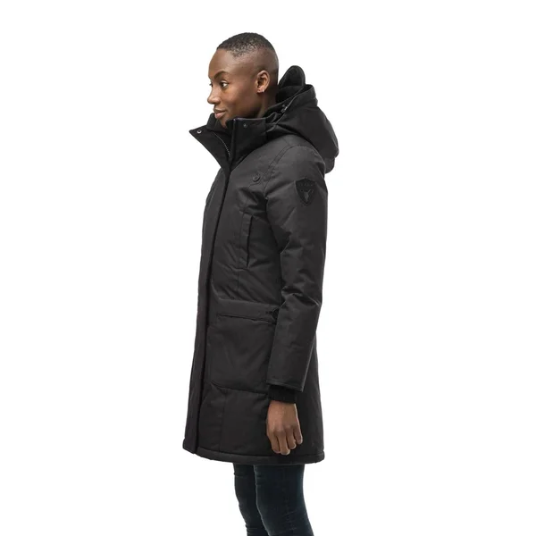 Nobis Merideth Parka - Women's -Crosshatch Steel Grey-X-Small