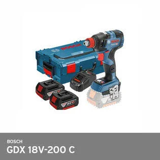 Bosch GDX 18V-200C 2-in-1 EC Brushless 147mm 200NM 3 - 400rpm L-BOXX 2x6.0Ah Fedex