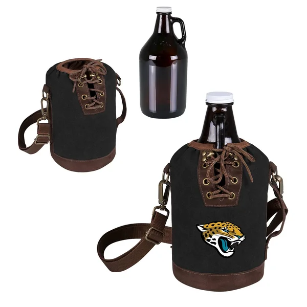 Black Jacksonville Jaguars Growler Tote with 64oz.