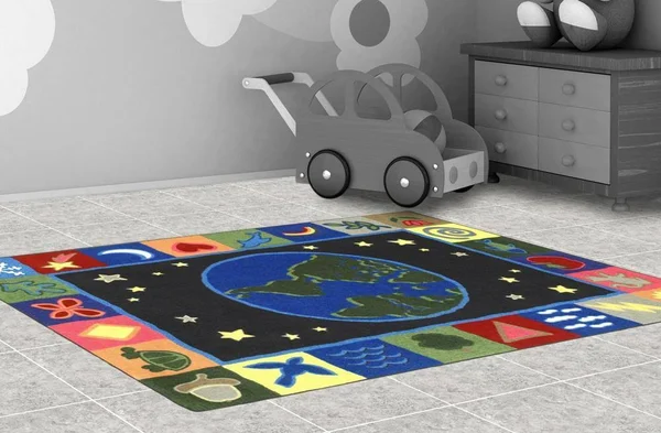Joy Carpets Earthworks Rug - 7 Feet 7 Inches x 7 Feet 7 Inches, Square