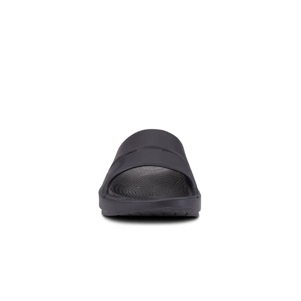 OOFOS OOahh Sport Matte Black Unisex Slide 3