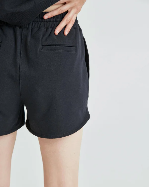 Richer Poorer Women's Terry Sweatshort - Size XL, Woodgrain